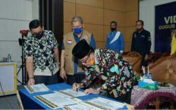 Bupati Inhil Resmikan Pasar Kecamatan Secara Virtual