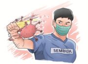 Data Grafis Pasien Covid-19 Inhil Terus Turun, 3 Pasien Positif Dinyatakan Sembuh