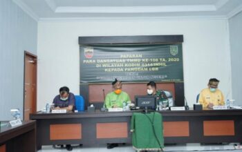 Bupati Wardan Ikuti Vidcon Tentang Rakornis TMMD ke-108 dan TMMD Imbangan TA 2020
