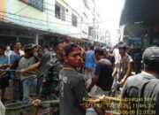 Ditinggal Pergi, Ruko di Sungai Guntung Habis Terbakar