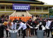 Musnahkan Barang Bukti Dikantor LAM, Kapolda Riau Ajak Semua Pihak Berantas Narkoba