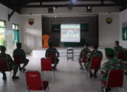 Hari Pancasila Kodim/0314 Inhil Adakan Nobar Pidato Presiden