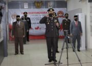 Polres Inhil Laksanakan Upacara Hari Bhayangkara ke-74 Secara Virtual