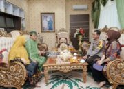 Kapolres Inhil Kunjungi Bupati HM Wardan, Jalin Silaturahmi