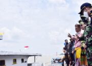 Bupati Inhil Resmi Melepas Ekspor Perdana di Pelabuhan Parit 21 Tembilahan