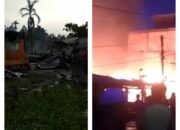 Kebakaran di Desa Teluk Pantaian, 3 Orang Tewas Terpanggang