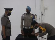 Polres Inhil Upacara Sertijab Kabag Sumda dan Kapolsek Kateman