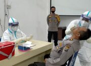 50 Personel Polres Inhil dan Polsek Jalani Tes Swab
