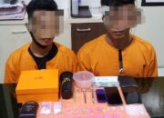 2 Pelaku Narkotika Diamankan Polres Inhil, Terdapat 219 Pil Ekstasi dan 5 Paket Sabu