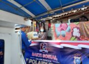 HUT Polairud ke-70, Sat Polair Polres Inhil Bagi-Bagi Sembako