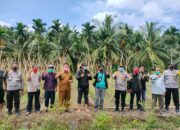 AMMI Inhil dan Kapolsek Tembilahan Hulu Tinjau Rancangan Kampung AMMI