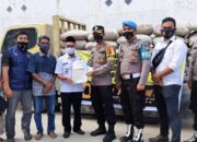 150 Sak Semen Diberikan Polres Inhil untuk Masjid Al-Firdaus Parit Hijrah