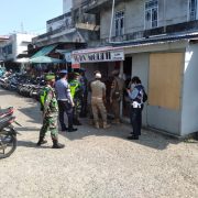 TNI Polri Sasar Titik Keramaian di Tembilahan