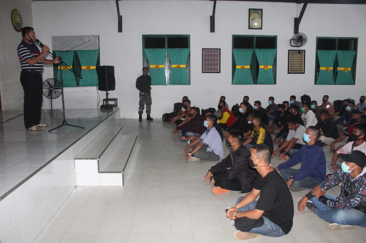 60 pemuda calon Secata TNI AD ikuti pengarahan di Makodim 0314 Inhil