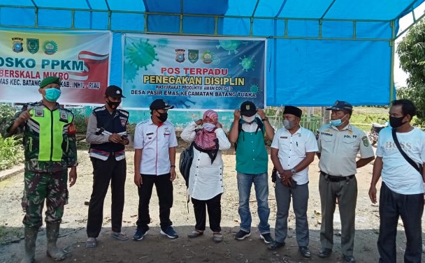 Pemdes Pasir Emas Taja Edukasi dan Sosialisasi Pencegahan Covid-19