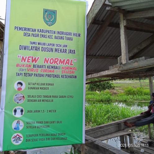 Pemdes Pasir Emas Taja Edukasi dan Sosialisasi Pencegahan Covid-19