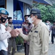 Bupati Inhil Tinjau Pos Penyekatan Mudik di Perbatasan
