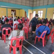 Tekan Penyebaran Covid-19, Pemdes Kelapa Patih Jaya Laksanakan Vaksinasi