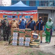 Dengar Info ada yang Terlantar karena Covid-19, NasDem Inhil Langsung Beri Bantuan