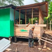 Satgas TMMD Ke-111 Kodim 0314/Inhil, Perehaban Surau Baitul Rahman Sudah ke Tahap Ahir