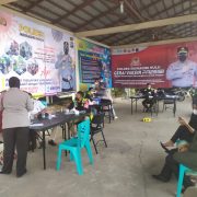 Dukung Program Pemerintah, Polres Inhu Telah Buka Gerai Vaksin Covid-19 Presisi