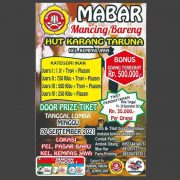 Karang Taruna Kempas Jaya Adakan Lomba Memancing