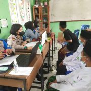 Polres Inhil Gelar Vaksinasi di Ponpes Tebu Ireng Dalam Rangka Hari Santri Nasional 2021