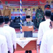 65 Orang Anggota BPD Se- Kecamatan Kemuning Diresmikan dan Dilantik Bupati Inhil