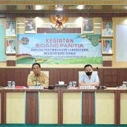 Bupati HM Wardan Pimpin Sidang PPL ATR BPN Inhil dan Pemda