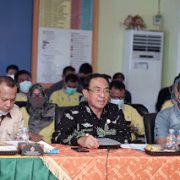 Bertempat di Aula Dinas Kesehatan, Bupati Inhil HM. Wardan Canangkan Pekan Vaksinasi Covid-19