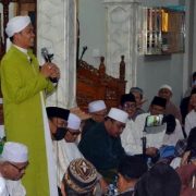 Bupati Inhil Hadiri Peringatan Isra Mi’raj Nabi Muhammad SAW di Masjid Besar Darul Hikmah Tembilahan