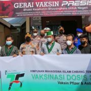 HMI Cabang Tembilahan Gelar Vaksinasi Dalam Milad ke 75