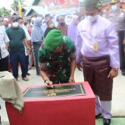 Dandim 0314/Inhil Resmikan Kampung Pancasila di Tempuling