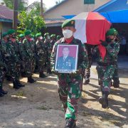 Tutup Usia, Dandim 0314/Inhil Pimpin Upacara Pemberangkatan Kapten Inf Rondang Hutapea