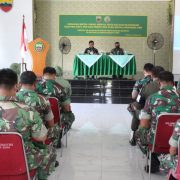 Kodim 0314/lnhil Beserta Jajaran Menerima Ceramah Bintal Umum dari Tim Bintaljarahdam l/BB
