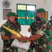 Dandim 0314/Inhil Melepas Dua Anggota yang Pindah Satuan