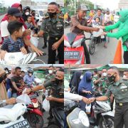 YVB Berkolaborasi Dengan Kodim 0314/lnhil Bagi-Bagi Takjil kepada Masyarakat