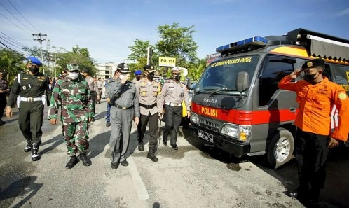 Bupati HM Wardan Pimpin Apel Gelar Pasukan Operasi Ketupat Lancang Kuning
