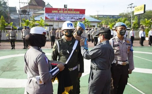 Bupati HM Wardan Pimpin Apel Gelar Pasukan Operasi Ketupat Lancang Kuning