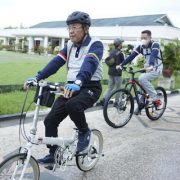 Bupati HM Wardan Bersama Unsur Forkopimda Gowes Keliling Kota