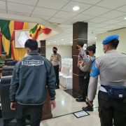 Polres Inhil Lakukan Sterilisasi dan Pengamanan Jelang Rapat Paripurna Istimewa DPRD Bersempena Milad Inhil Ke 57