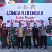 HUT Bhayangkara ke 76, Polres Inhil Gelar Lomba Menembak bersama para Jurnalis