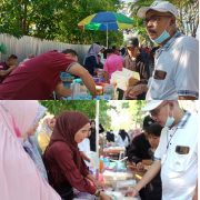 Ikut Meriahkan CFD, YVB Berbagi Jenis Ragam kuliner Hingga Air Mineral