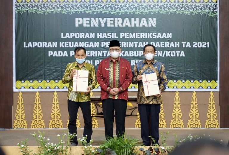 Enam Kali Berturut-turut, Kabupaten Inhil Raih Predikat WTP LHP LKPD