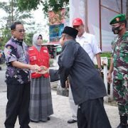 Bupati HM Wardan Dan Ketua PMI Inhil Hj Zulaikhah Tinjau Pelaksanaan Donor Darah PSHT di Kantor PMI