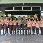 2 Regu Pramuka Saka Wira Kartika Kodim 0314/Inhil Diberangkatkan Ikuti Perjusami Saka Wira di Pekanbaru