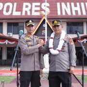 Polres Inhil Gelar Pisah Sambut Kapolres AKBP Dian Setyawan ke AKBP Norhayat
