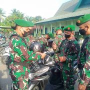 Demi Keamanan dan Keselamatan, Kodim 0314/lnhil Laksanakan Kegiatan Pemeriksaan Sepeda Motor