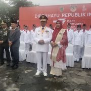 HUT RI ke-77, Bupati Inhil Bertindak Sebagai Inspektur Upacara Diikuti oleh Seluruh Forkopimda OPD dan Veteran