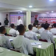 Pasiter Kodim 0314/Inhil Beri Materi Kebangsaan Kepada Para Calon Paskibraka